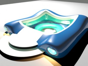 wavy hot tub Modèle 3D
