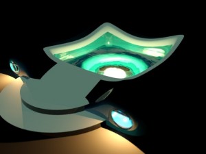 wavy hot tub Modèle 3D