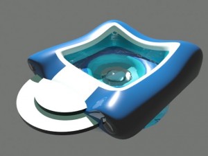 wavy hot tub Modèle 3D