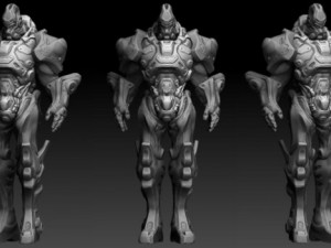 robot marine 3D 모델