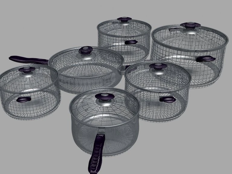 cookware 3D Model .c4d .max .obj .3ds .fbx .stl .blend 