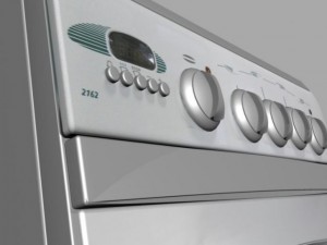 electric range 3D Модель