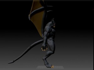 bat demon Modello 3D
