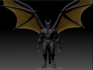 bat demon Modello 3D