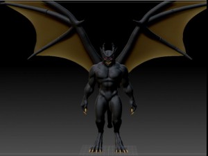 bat demon Modello 3D