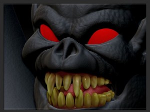 bat demon Modello 3D
