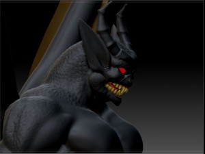 bat demon Modello 3D