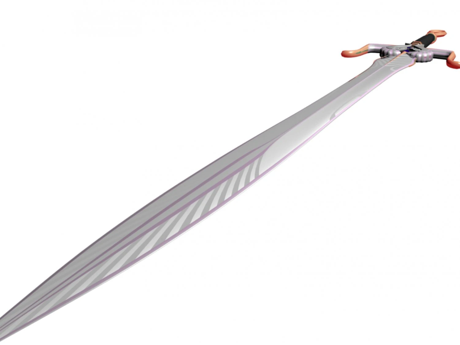 great sword 3D Model .c4d .max .obj .3ds .fbx .stl .blend 