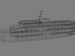 steamship 3D Model