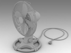 table top fan 3D Модель