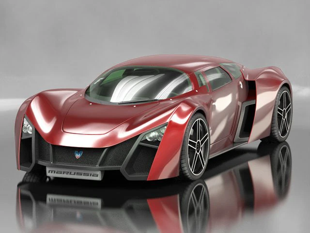 marussia b2 3D Model .c4d .max .obj .3ds .fbx .stl .blend 