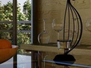 11 candle suports set max c4d obj 3ds 3D Model