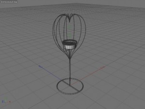11 candle suports set max c4d obj 3ds Modelo 3D