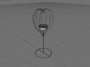 11 candle suports set max c4d obj 3ds 3D Model