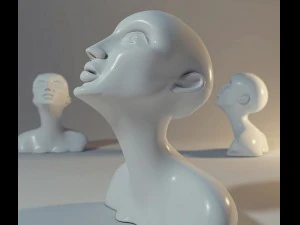 set of 30 interior sculptures 3D Model