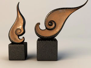 set of 30 interior sculptures 3D Model