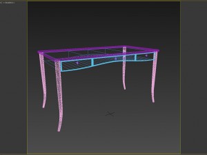 desk Model 3D