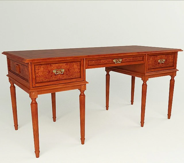 office desk 3D Model .c4d .max .obj .3ds .fbx .stl .blend 