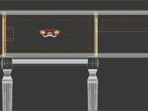 office desk 3D Model