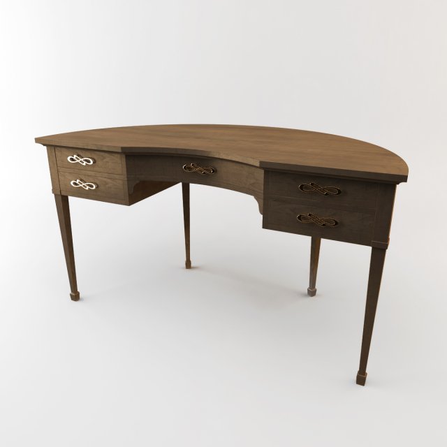 office desk Modèle 3D .c4d .max .obj .3ds .fbx .stl .blend