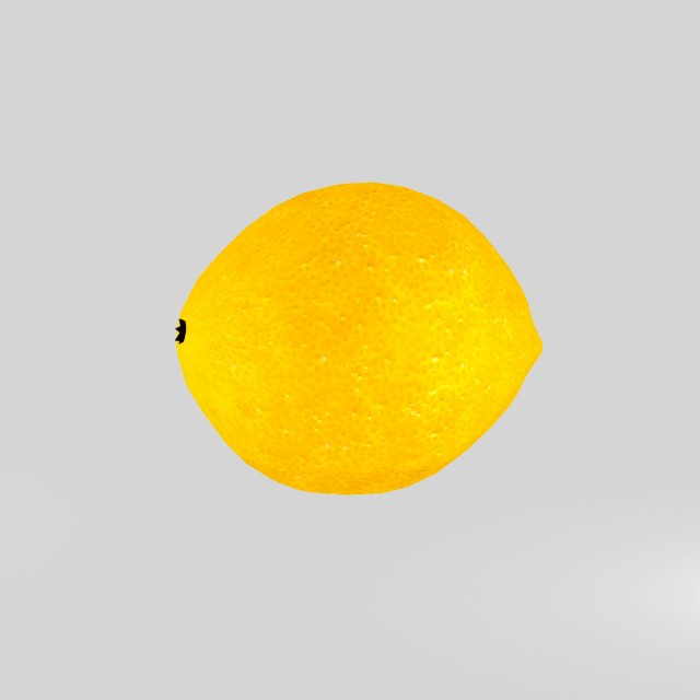 lemon Modèle 3D .c4d .max .obj .3ds .fbx .stl .blend 