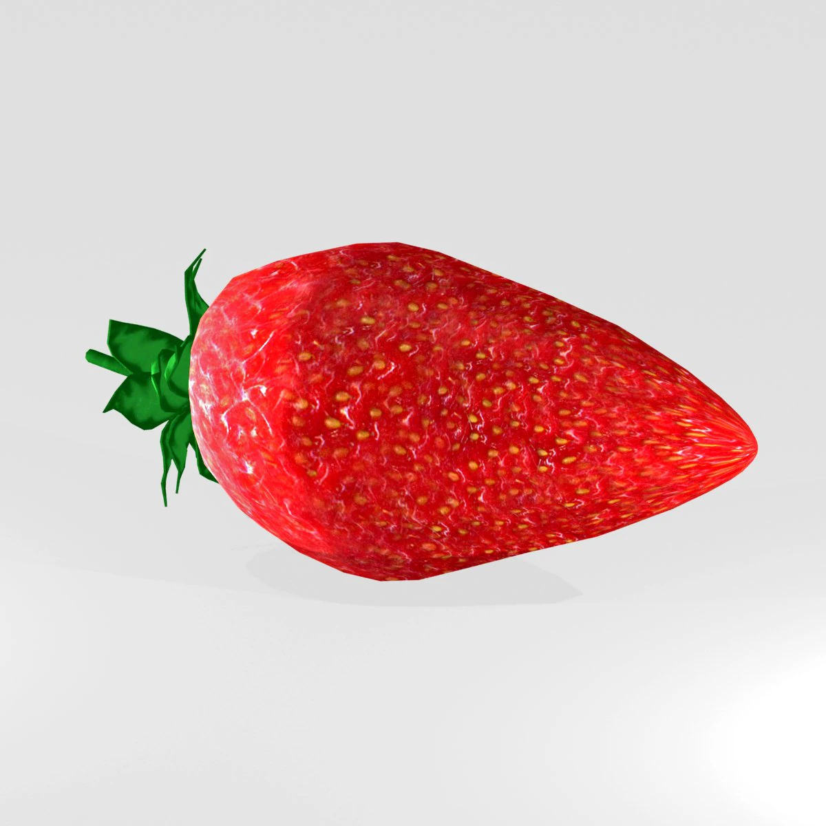 strawberry 3D Model .c4d .max .obj .3ds .fbx .stl .blend 