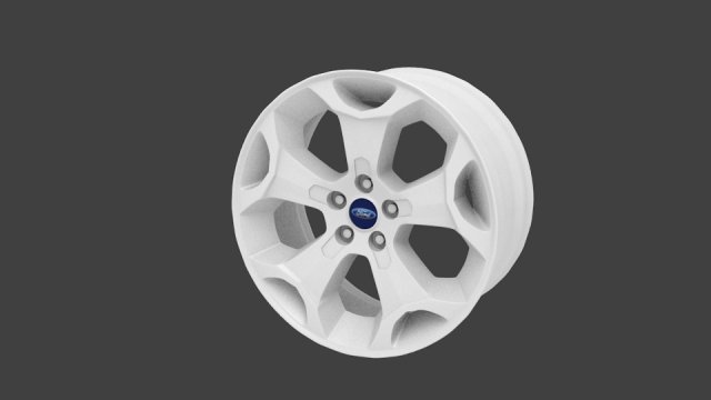 ford wheel 2010 3D Model .c4d .max .obj .3ds .fbx .stl .blend 