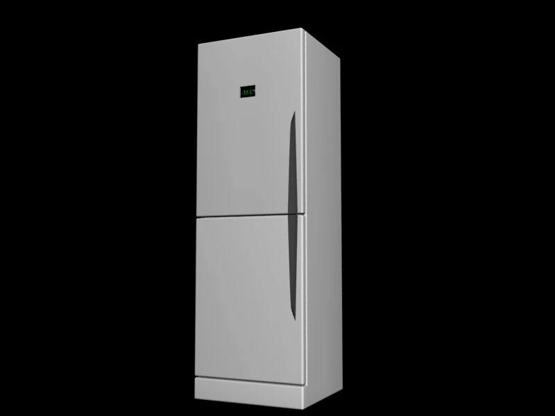 refrigerator 3D Model .c4d .max .obj .3ds .fbx .stl .blend 
