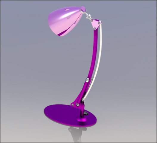 desk lamp Modello 3D .c4d .max .obj .3ds .fbx .stl .blend 