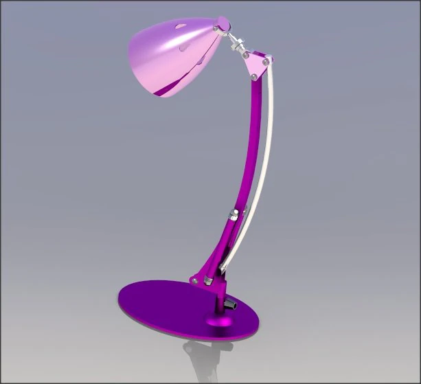 desk lamp 3D Model .c4d .max .obj .3ds .fbx .stl .blend 