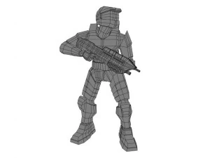 master chief halo 3D Model