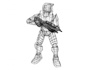master chief halo 3D Model
