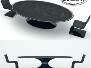 bugatti athlantic dining table 3D Model