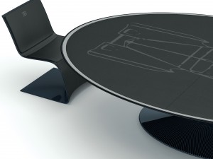 bugatti athlantic dining table 3D Модель