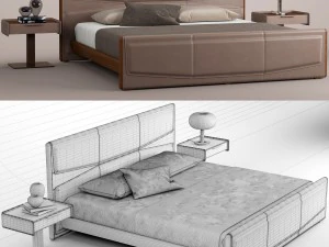 giorgetti pochette beds 3D Model