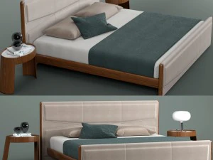 Giorgetti Pochette-Betten 3D Modell