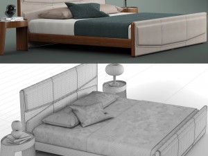 giorgetti pochette beds 3Dモデル