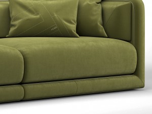 fendi casa conrad maxi sofa Modelo 3D