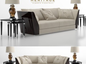 heritage oasi sofa 3D Model