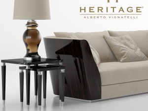 heritage oasi sofa Modello 3D