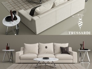 trussardi casa 914 sofa 3D Model
