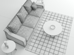 trussardi casa 914 sofa 3D Model