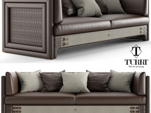turri numero tre sofa 3D Model