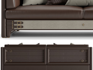 turri numero tre sofa 3D 模型