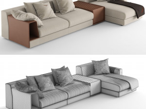 bentley stowe corner sofa 3D 모델