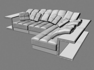 sofa siciliya Model 3D