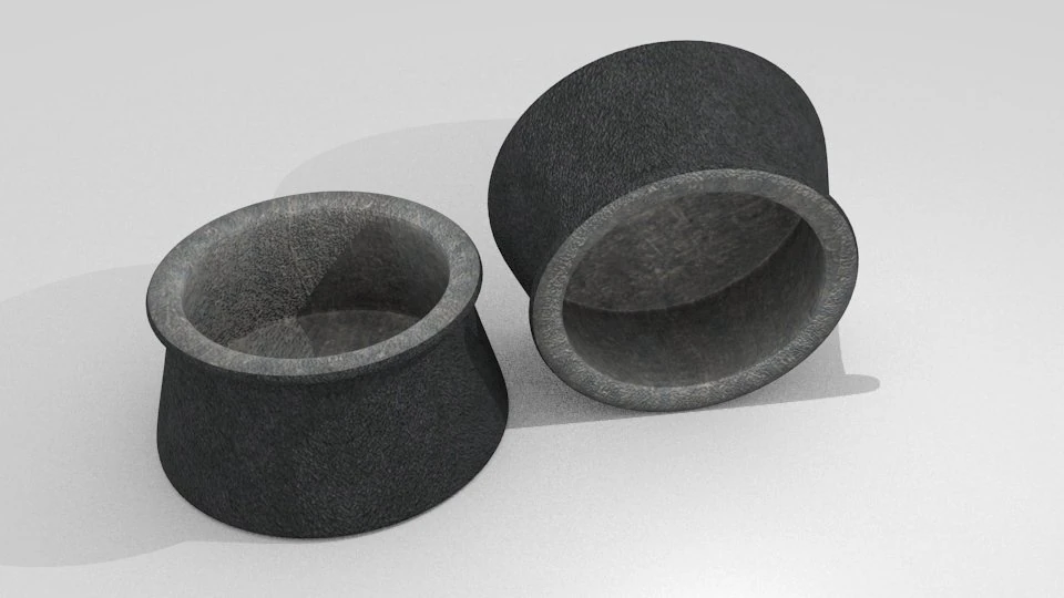 stone cookware stone pot 3D Model .c4d .max .obj .3ds .fbx .stl .blend 