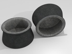 stone cookware stone pot 3D Model