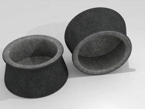stone cookware stone pot 3D Model
