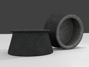 stone cookware stone pot 3D Model